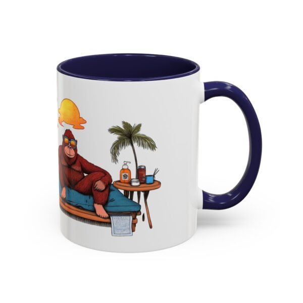 WickerStudio Kong is on vacation, Travel theme Mug, Gift for travelers, Animal lover gift, Ceramic Cup, Novelty Mug - Image 6