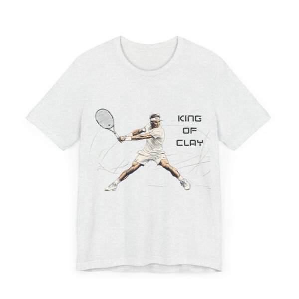 WickerStudio T-Shirt, King of Clay Rafa Super Fan, Tennis Tee, Sports Fan Gift, Tennis Player Shirt - Image 11