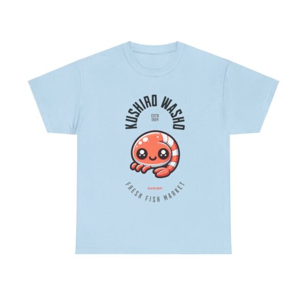 WickerStudio Japanese Seafood Market Unisex Tee - Kushiro Washo Design, Hokkaido T-Shirt, Shrimp Shirt, Travel Graphic Top - Image 25