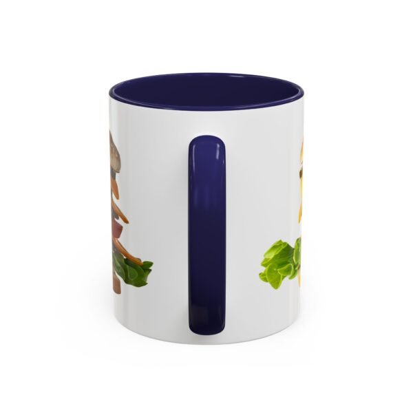 WickerStudio Funny Hamburger Mug, Ceramic Tea Cup, Cute Kitchen Decor, Unique Gift - Image 8