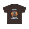 WickerStudio Its Fine, Everything Fine Unisex Tee, Animal Lover Gift, Cute Animal Graphic Shirt, Bookworm Tee - Image 9