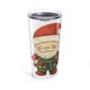 WickerStudio Santa Life Is Not Easy Tumbler 20oz, Christmas Cup, Holiday Travel Mug, Xmas Gift, Funny Drinking Container