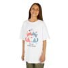 Girl and Cat Kids Tee, Best Friend Animal Print Shirt - Image 3