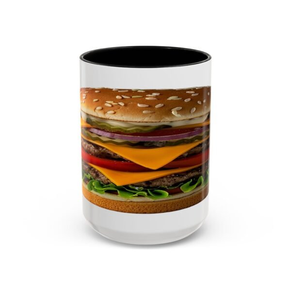 WickerStudio Funny Hamburger Mug, Ceramic Tea Cup, Cute Kitchen Decor, Unique Gift - Image 17