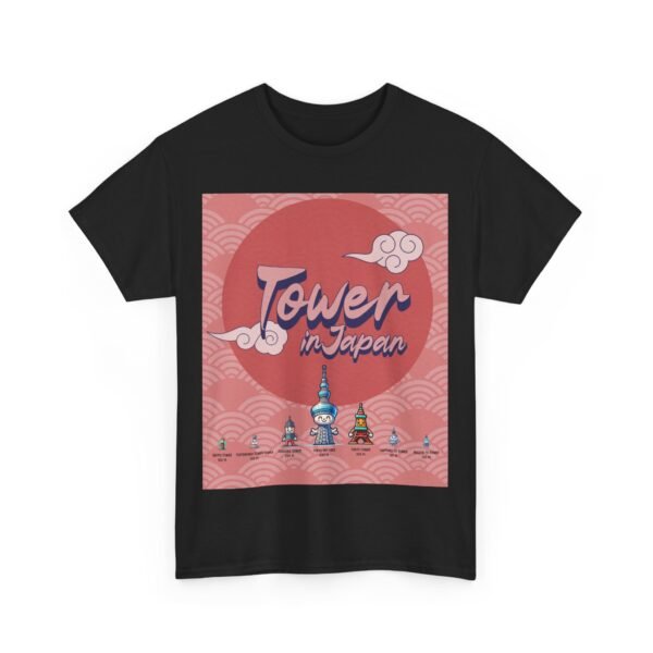 WickerStudio Japan Tower Unisex Tee, Tokyo Skyline Tshirt, Japan Architecture T-shirt, Urban Cityscape Shirt, Landmark Tee - Image 7