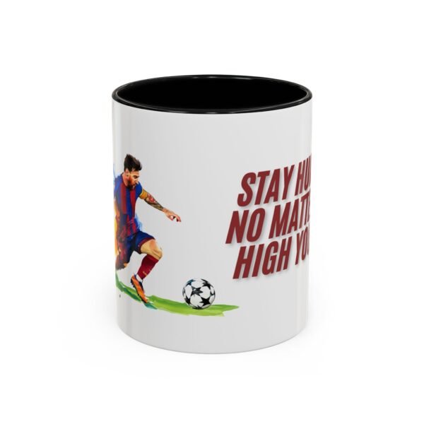 WickerStudio Football Quote With the Legend Messi, Sports Fan, Soccer Lover Cup, Team Spirit Drinkware, Customized Mug