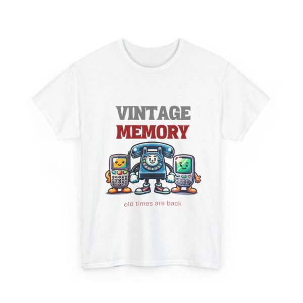WickerStudio Retro Memory Vintage Tee, Nostalgic Communications Gift Shirt, Unisex Graphic T-Shirt, 90s Classic Apparel - Image 3