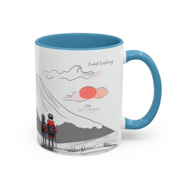 WickerStudio Mountain Trail Trekking Duet Lover Coffee Mug, Outdoor Adventure Camping Tea Cup Gift, Hiking Couple - Image 18