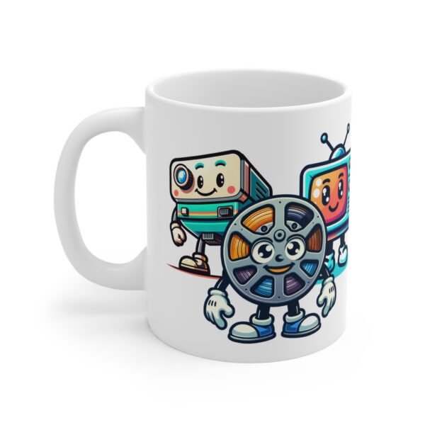 WickerStudio Vintage Memory Mug Television Projector Retro Coffee Cup, Vintage Lover Mug, Geeky Cup, - Image 2