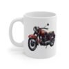 WickerStudio Mug, Vintage Motobike Retro Coffee Cup, Tea Mug, Motorcycle Lover Gift, Biker Ceramic Drinkware, Kitchen Decor - Image 2
