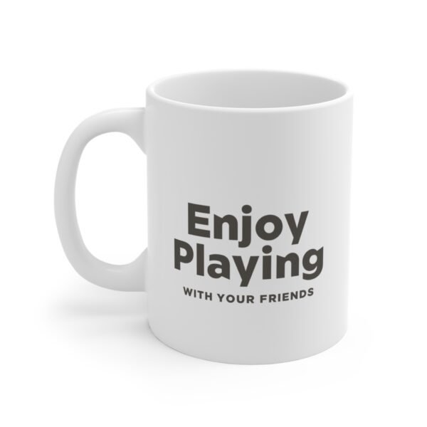 WickerStudio Rene The Raccoon Enjoy Playing With your friend, Funny Animal Coffee Cup, Cute Woodland Creature Tea Mug - Image 2