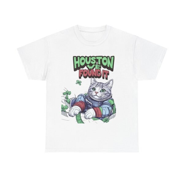 WickerStudio Cat Lover Shamrock, St Patrick's Day Gift, Unisex Graphic T-Shirt