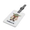 Luggage Tag, MasterYoda Quote, Travel Gift, Space Wars Fan, Backpack Accessory, Bag Identifier, Suitcase Decoration - Image 2