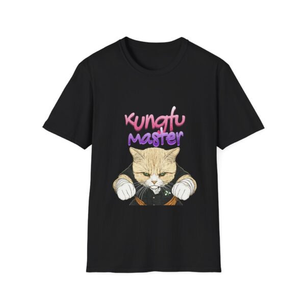 Fun Cat Kung Fu Master T-Shirt, Unisex Graphic Tee, Perfect Gift for Pet Owners, Cute Animal Apparel, Casual