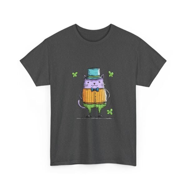 WickerStudio Cat Lover Tee, St Patrick's Day Gift, Unisex Graphic T-Shirt, Irish Clover Top - Image 27