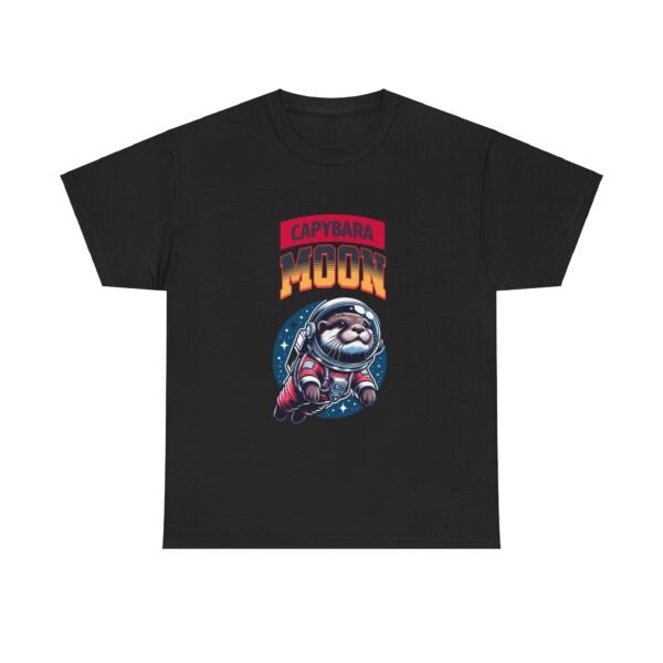 Capybara Astronaut Tee, Space Animal Shirt, Funny Animal Tshirt, Rocketship Graphic Top, Galaxy Tee - Image 5