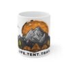 WickerStudio Mug 11oz, Camping Lover, Life Tent Trail, Outdoor Enthusiast Gift, Adventure Mug, Nature Inspired Decor