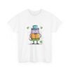 WickerStudio Cat Lover Tee, St Patrick's Day Gift, Unisex Graphic T-Shirt, Irish Clover Top - Image 3
