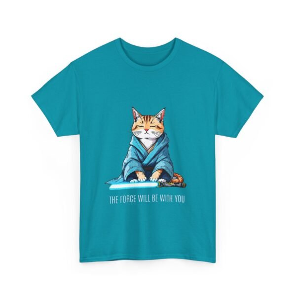 CatJedi Space War Unisex T-Shirt, Sci-Fi Graphic Shirt, Galaxy Theme Top - Image 7