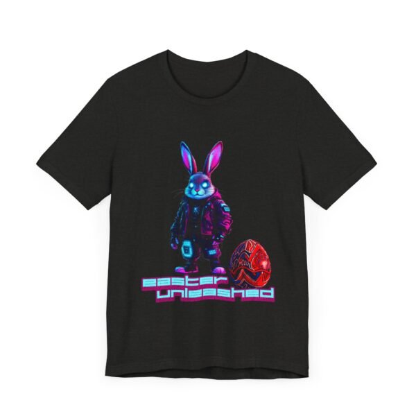 Easter Unleashed, Cyber Hunt Shirt, Spring Holiday Top, Bunny Gift - Image 11