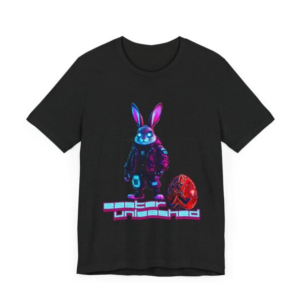 Easter Unleashed, Cyber Hunt Shirt, Spring Holiday Top, Bunny Gift - Image 7