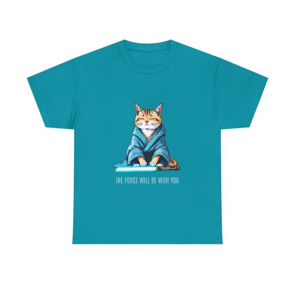 CatJedi Space War Unisex T-Shirt, Sci-Fi Graphic Shirt, Galaxy Theme Top - Image 5