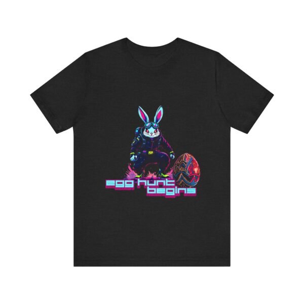Easter Egg Hunt, Cyber Rabbit Shirt, Spring Holiday Top, Easter Basket - Image 5