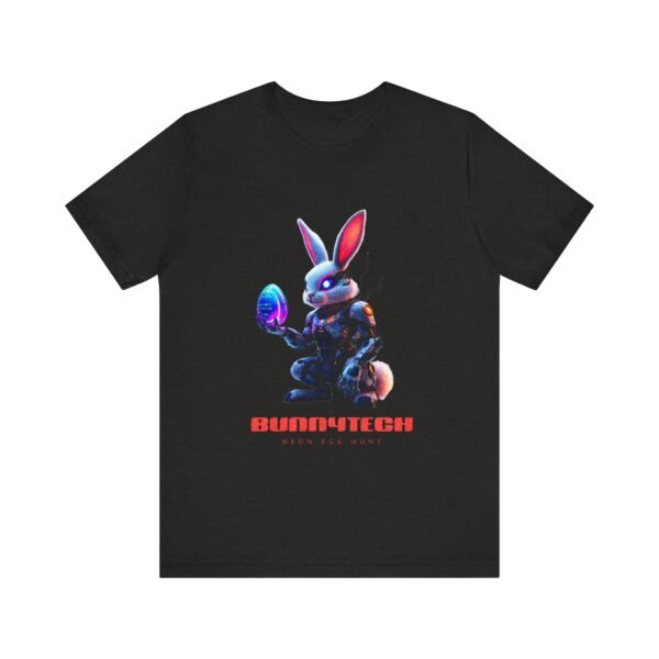 WickerStudio Bunnytech Egg Hunt Unisex Tee, Rabbit Top Gift, Easter T-Shirt, Funny Bunny Shirt - Image 9