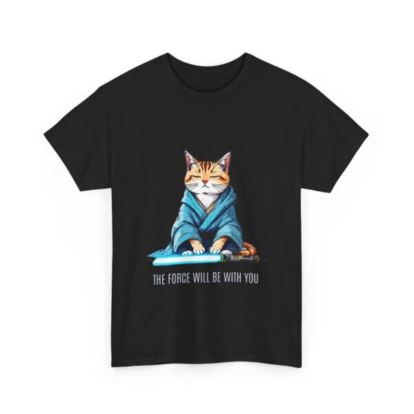 CatJedi Space War Unisex T-Shirt, Sci-Fi Graphic Shirt, Galaxy Theme Top - Image 3