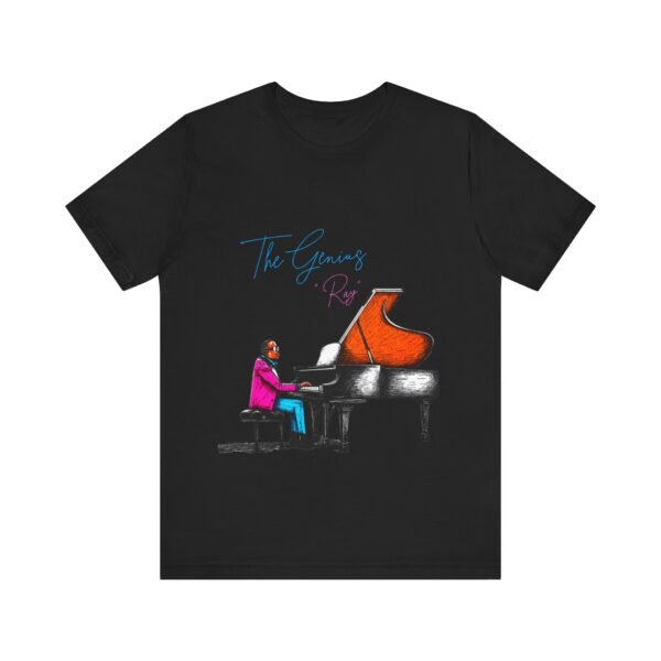 Music Legend, Ray The Genius, Short Sleeve Shirt, Gift for Music Lovers, Vintage Musician Top - Image 2