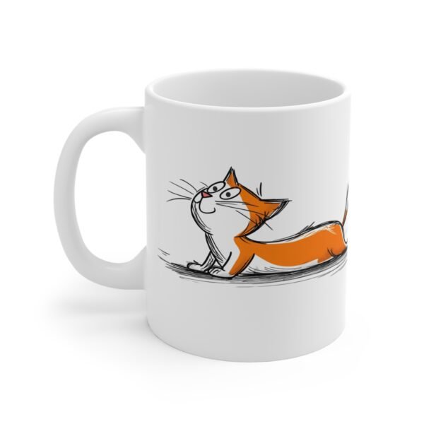 Mug: Enroll Your Mat, It's Yoga O'clock, Coffee Cup, Ceramic Tea Mug, Gift for Yogis - Image 3
