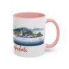 Amanohashidate Bridge to Heaven Design, Japanese Ceramic Tea Cup, Japan Mountain Landscape - Image 10