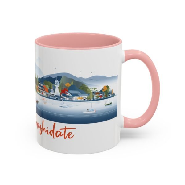 Amanohashidate Bridge to Heaven Design, Japanese Ceramic Tea Cup, Japan Mountain Landscape - Image 10