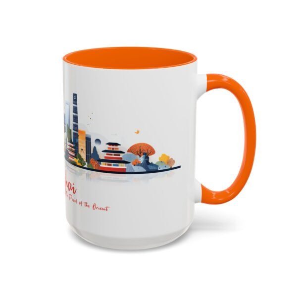 Shanghai, Unique Ceramic Tea Mug, Asian City Skyline Design, China Travel Gift - Image 30