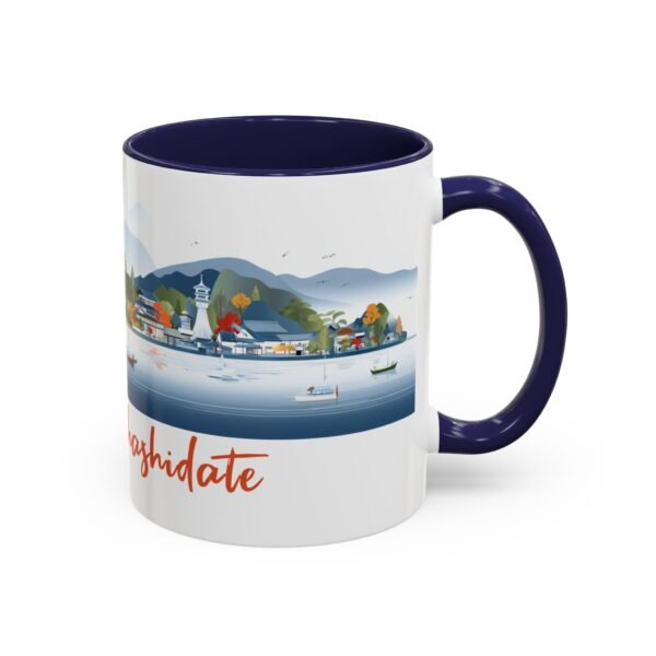 Amanohashidate Bridge to Heaven Design, Japanese Ceramic Tea Cup, Japan Mountain Landscape - Image 6