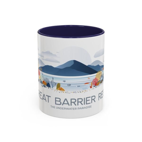 Great Barrier Reef , Ocean Lover Gift, Underwater Sea Life Decor, Australia Souvenir, Vacation Beach House Mug - Image 5