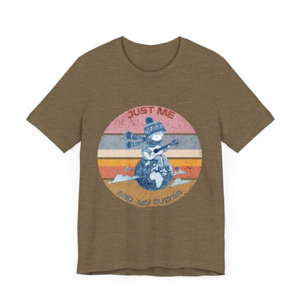 Just Me And My Guitar Tee, Guitar Player Top, Guitarist Gift Shirt, Musician, Kids - Image 23