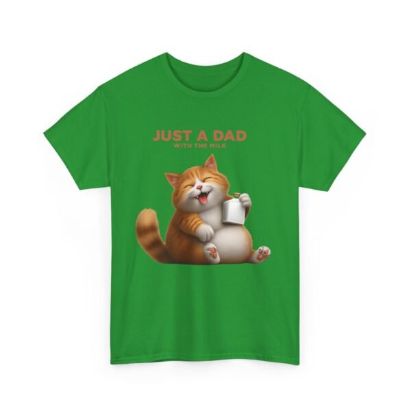 Cat Dad Unisex Heavy Cotton Tee, Funny Father's Day Gift, Cat Lover - Image 19