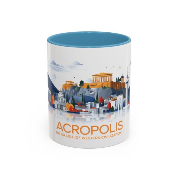 Ancient Acropolis Design, Ceramic Coffee Cup, Greece Travel Souvenir, Unique Gift Idea, Home Office Decor - Image 17
