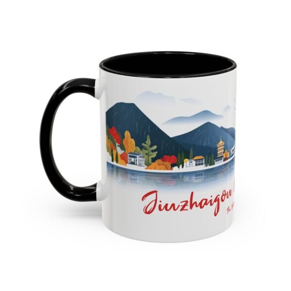 Jiuzhaigou National Park Coffee Cup, Travel Nature Lover, Wanderlust Adventure Gift, Outdoor Landscape - Image 3