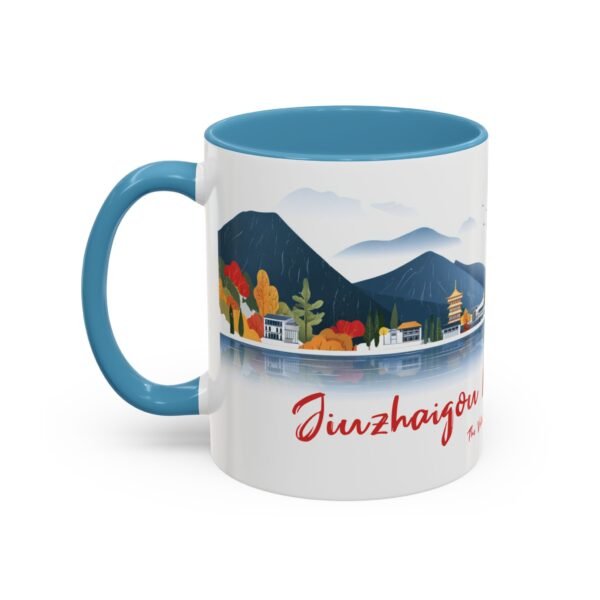 Jiuzhaigou National Park Coffee Cup, Travel Nature Lover, Wanderlust Adventure Gift, Outdoor Landscape - Image 19
