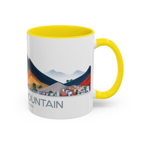 Colorful Rainbow Mountain Ceramic Coffee Cup, Gift for Nature Lover - Image 26