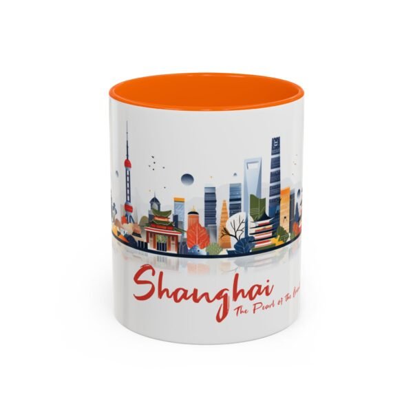 Shanghai, Unique Ceramic Tea Mug, Asian City Skyline Design, China Travel Gift - Image 21
