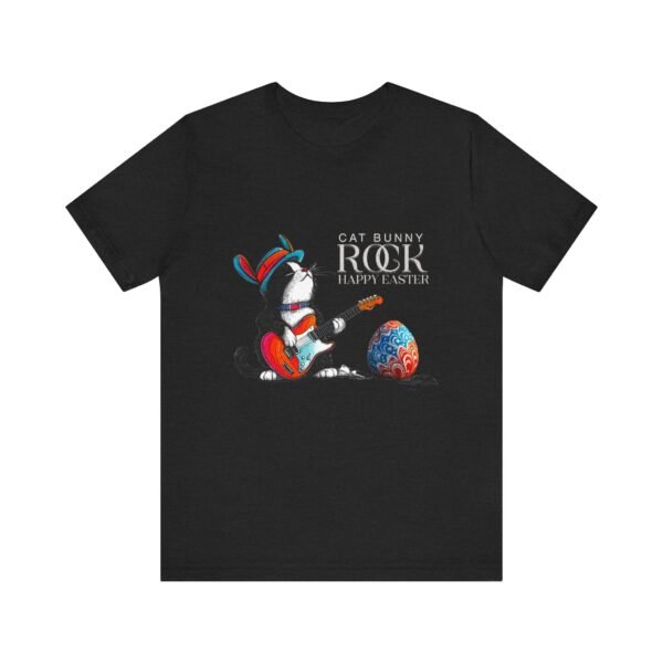 WickerStudio Cat Bunny Rock, Happy Easter Tee - Image 9