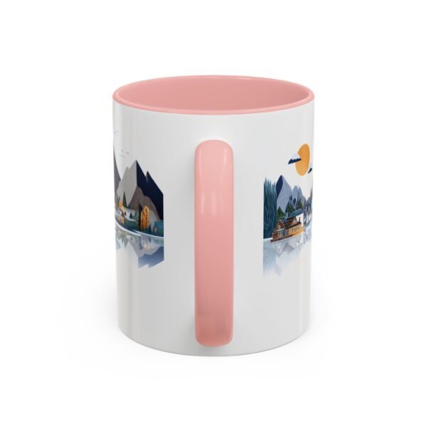 Serene Lake Moraine Design Coffee Cup, Nature Lover, Mountain View, Outdoor Enthusiast Gift, Adventure - Image 12