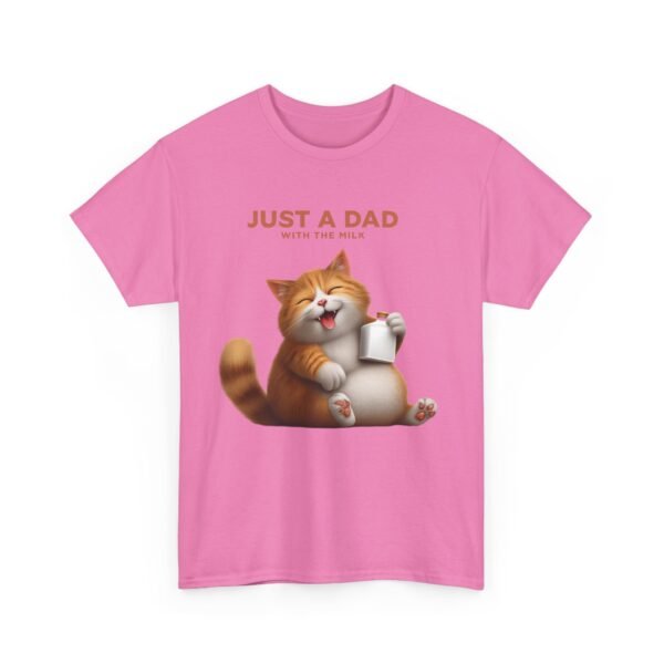 Cat Dad Unisex Heavy Cotton Tee, Funny Father's Day Gift, Cat Lover - Image 27