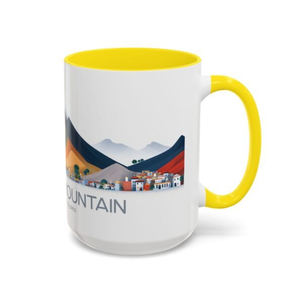 Colorful Rainbow Mountain Ceramic Coffee Cup, Gift for Nature Lover - Image 34