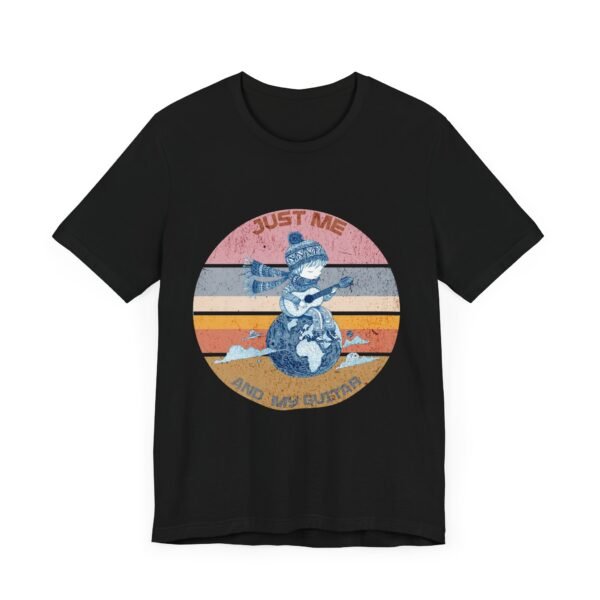 Just Me And My Guitar Tee, Guitar Player Top, Guitarist Gift Shirt, Musician, Kids - Image 11