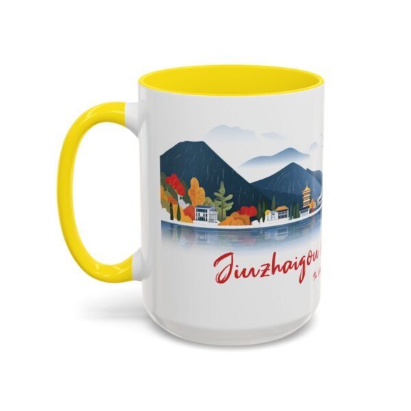 Jiuzhaigou National Park Coffee Cup, Travel Nature Lover, Wanderlust Adventure Gift, Outdoor Landscape - Image 35