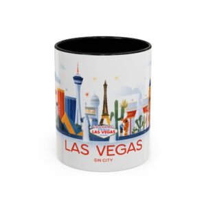Las Vegas Sin City, Souvenir Gift, The Dazzling Capital Of Entertainment Mug